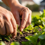 onkruid verwijderen in de tuin