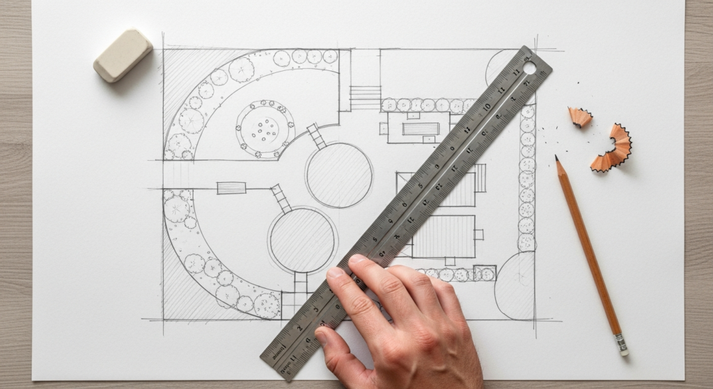 tuinontwerp tekenen