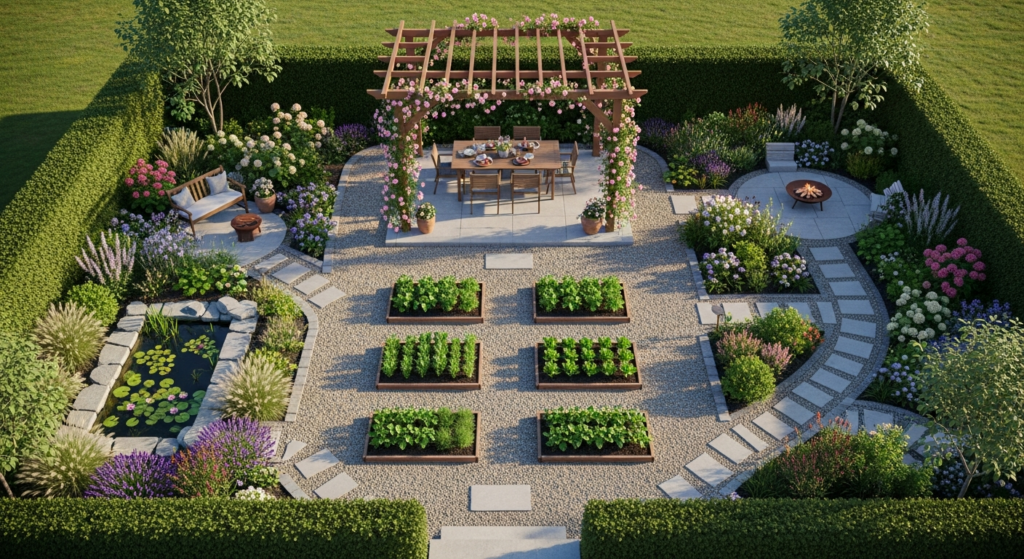 tuin indelen