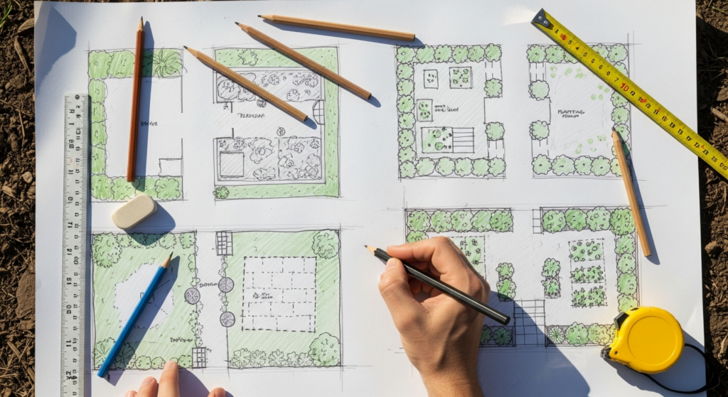 zelf tuinontwerp maken
