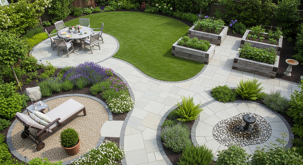 tuin indelen