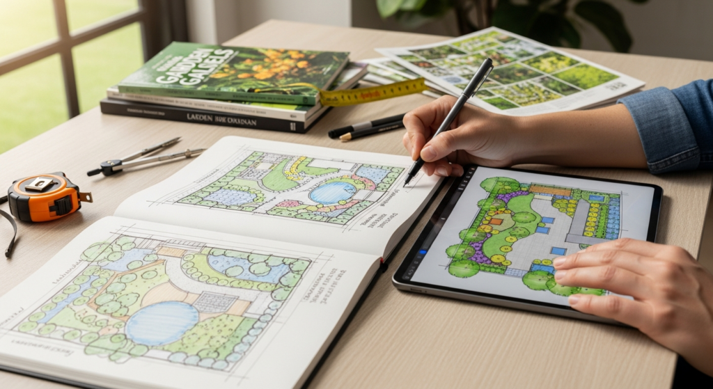 tuinontwerp tekenen